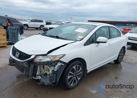 2015 Honda Civic Ex из США, поврежденный, VIN 2HGFB2F85FH530189